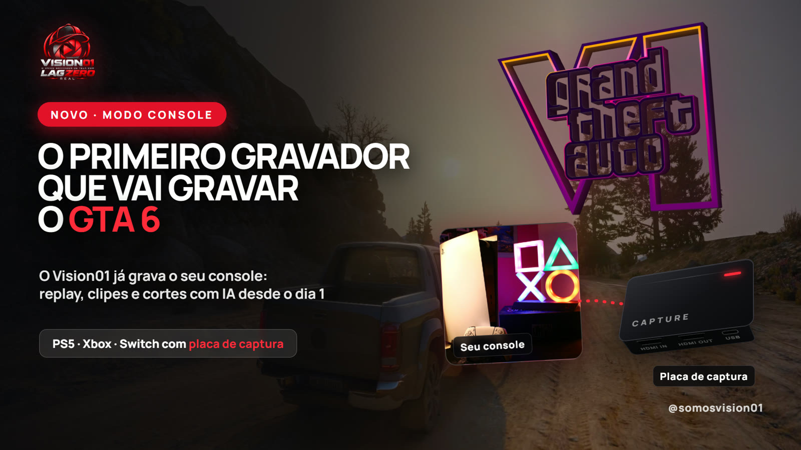 Vision01 no modo Console